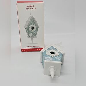 New Hallmark Beautiful Birdhouse #1 Series Bird Christmas Tree Ornament 2016
